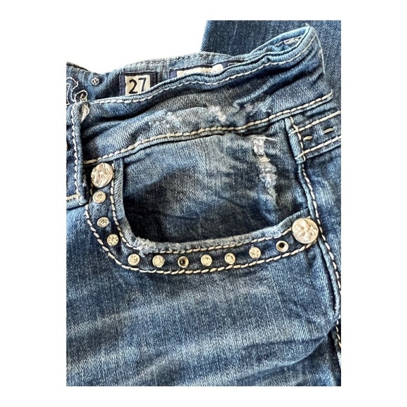 Miss Me boyfriend capri size 27 style JB5078P6 - Picture 3 of 9